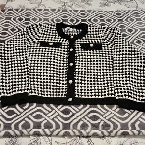 Black and White Women's Sweater